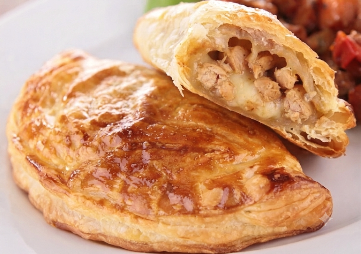 Empanada hojaldre queso pollo