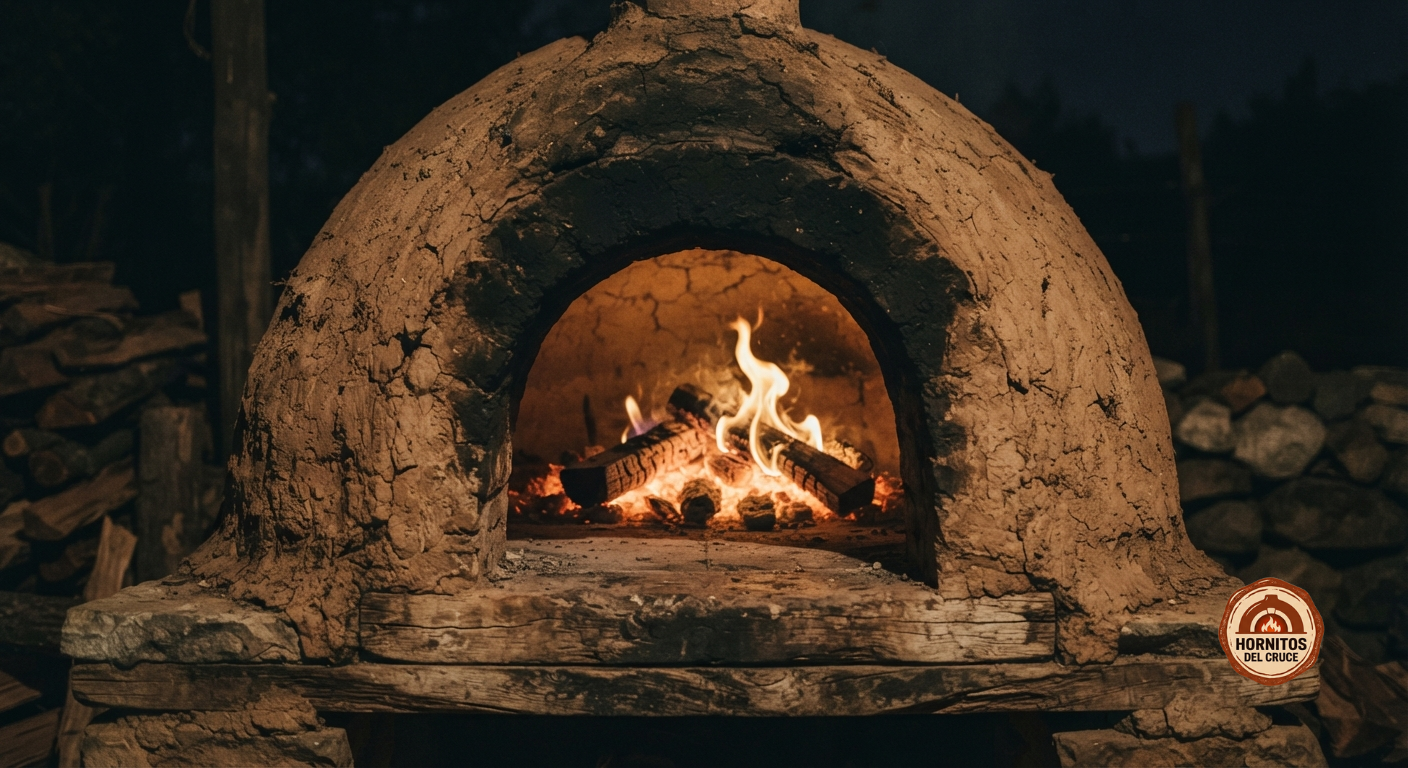 Horno de barro artesanal